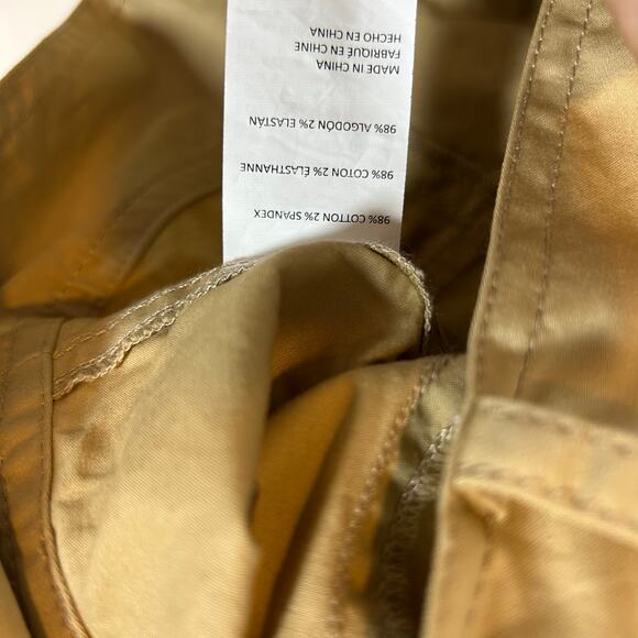 Derek Lam Crop Top Size 12 Wrap Tan Safari Chic Minimalist Resort Quiet Luxury - Picture 9 of 10